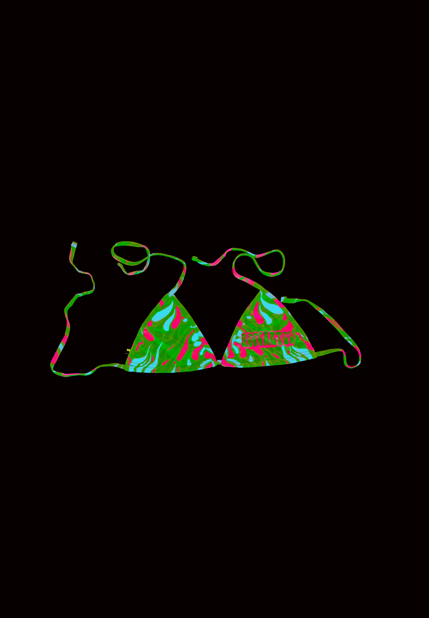 Abstract Bikini Top