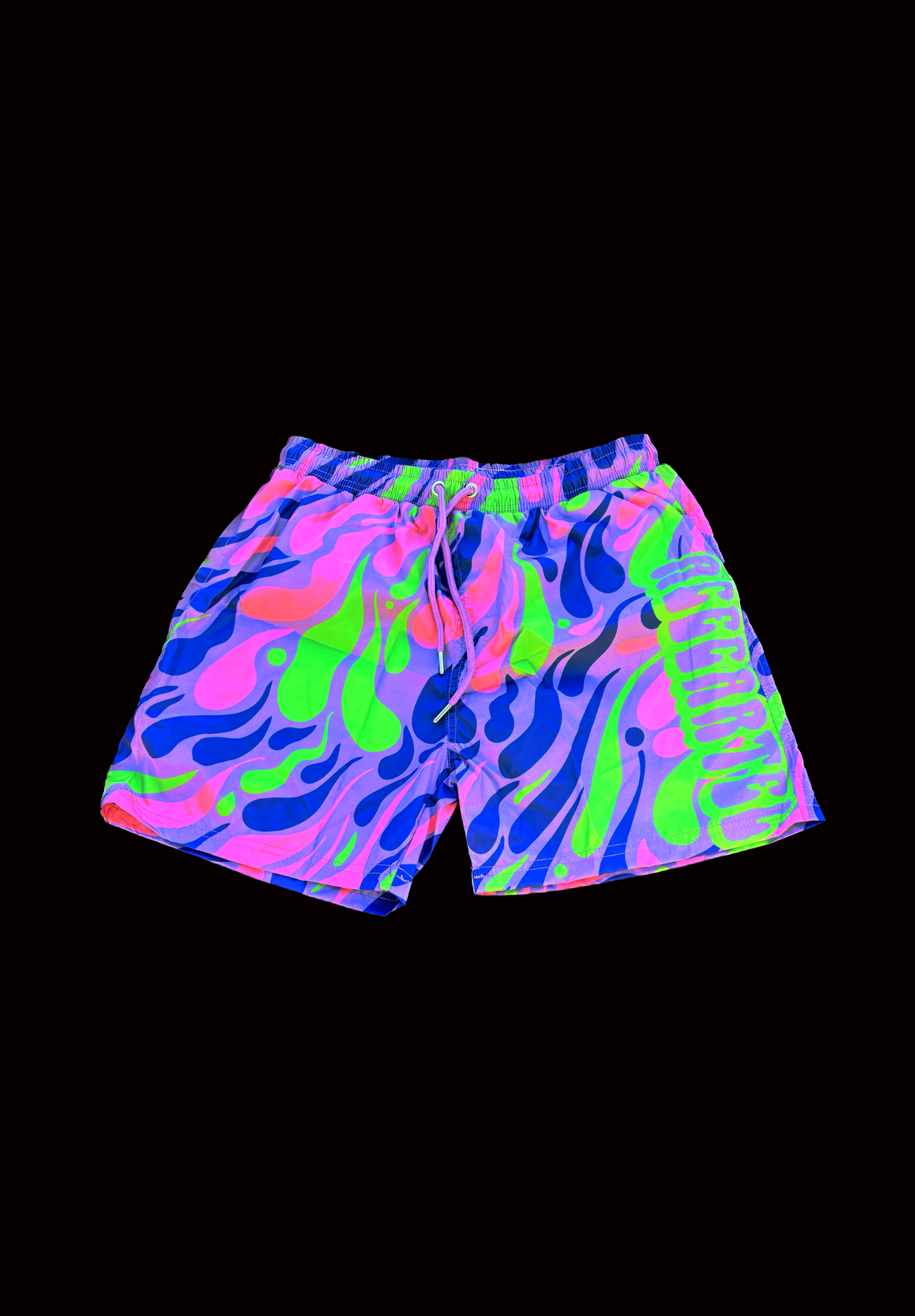 Abstract Swim Trunks
