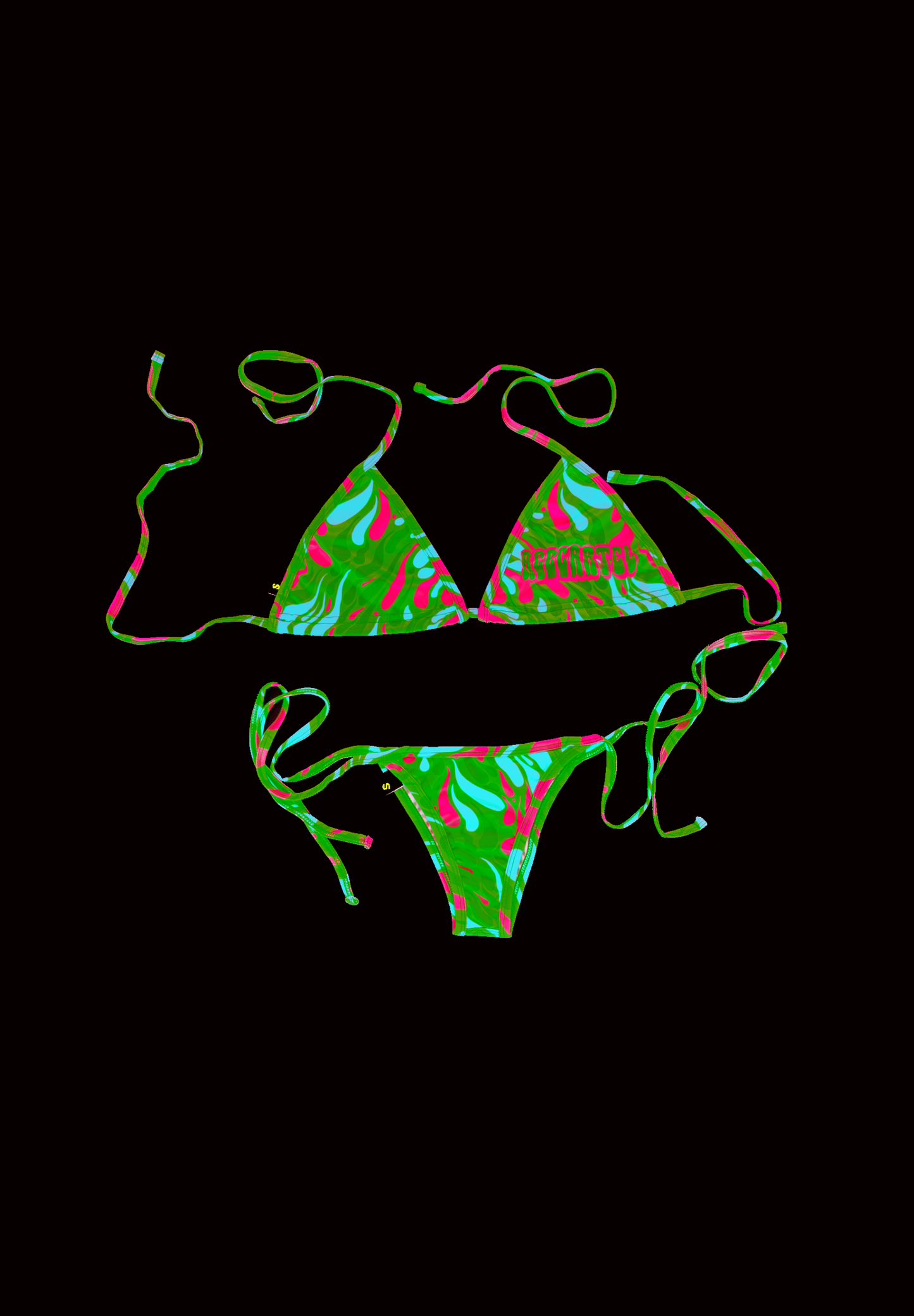 Abstract Bikini Top